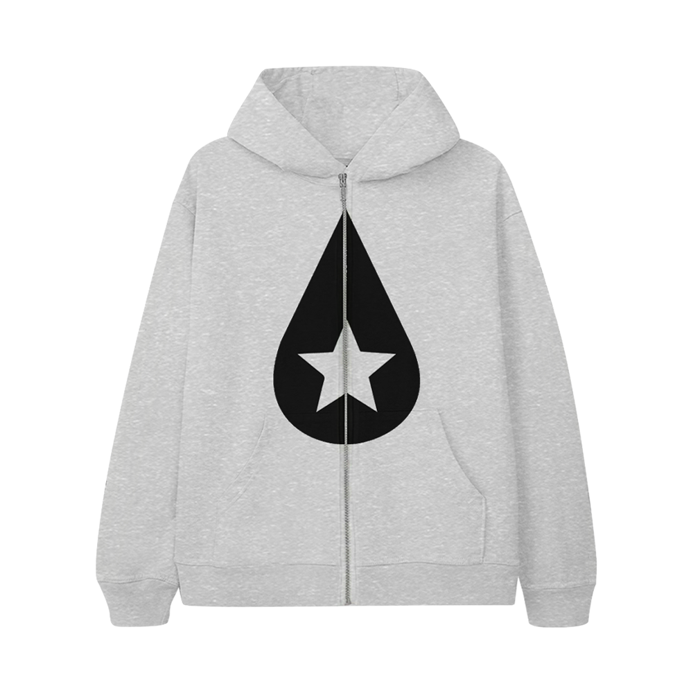 Logo zip hoodie discount
