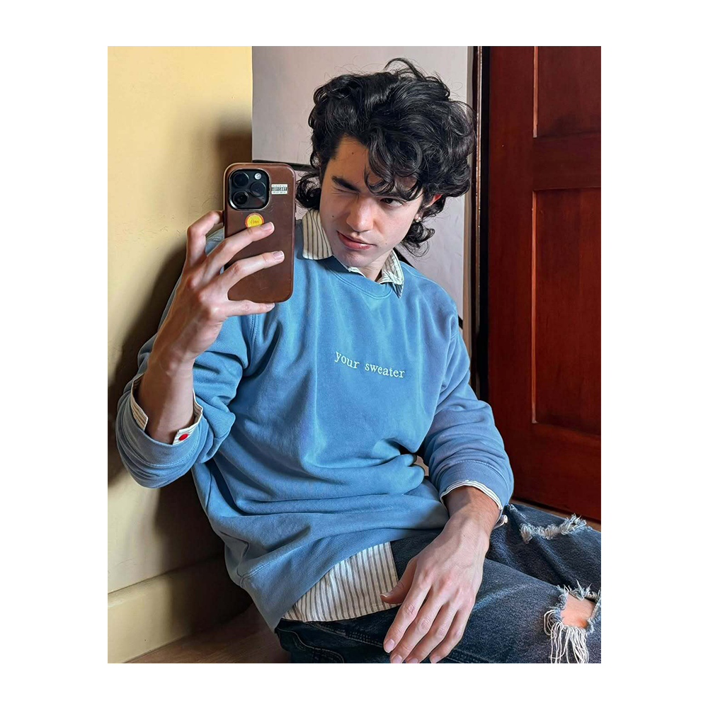 2025 Heather Day Crewneck - Conan Gray Selfie